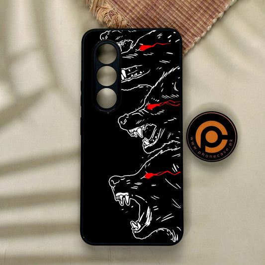 Itel S25 - Black Art Design 7 - Premium Metal Printed Soft Bumper Shock Proof Case