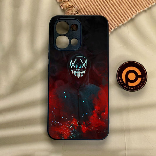 Oppo A6 Pro - Anonymous 2.0 Design 3 - Premium Metal Printed Soft Bumper Shock Proof Case