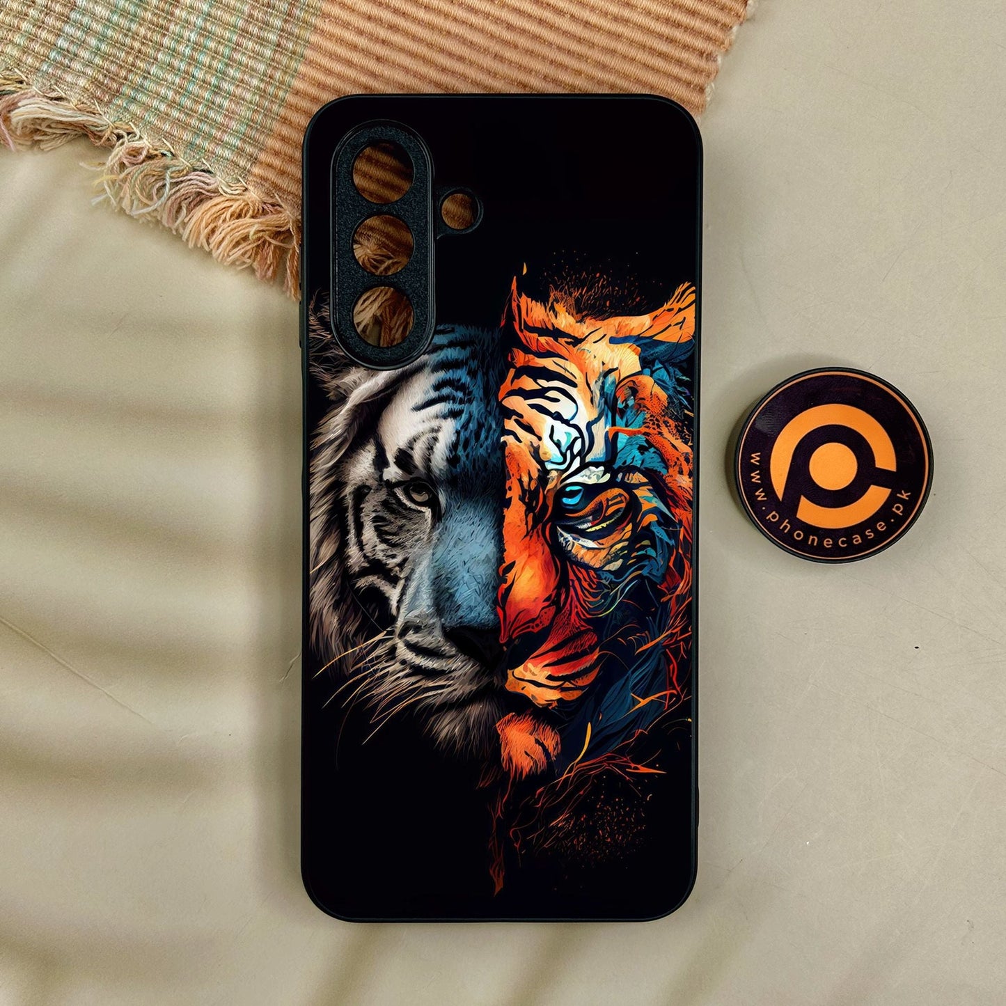 Samsung Galaxy A17 - Tiger 2.0 Design 1 - Premium Metal Printed Soft Bumper Shock Proof Case
