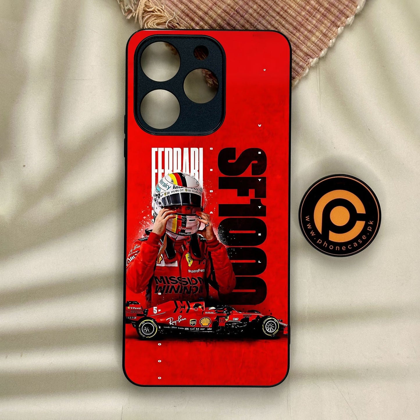 Realme Note 70 - Formula 1 Design 8 - Premium Metal Printed Soft Bumper Shock Proof Case