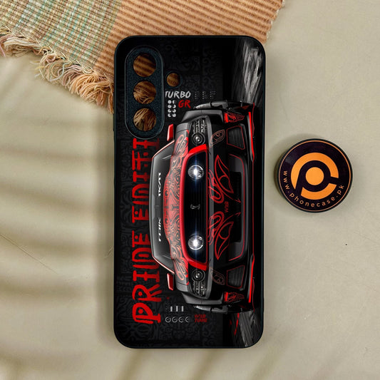 Samsung Galaxy A17 - Cobra X Racing Car - Premium Metal Printed Soft Bumper Shock Proof Case