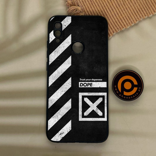 Redmi Note 7 - Trust Your Dopeness - Premium Metal Printed Soft Bumper Shock Proof Case