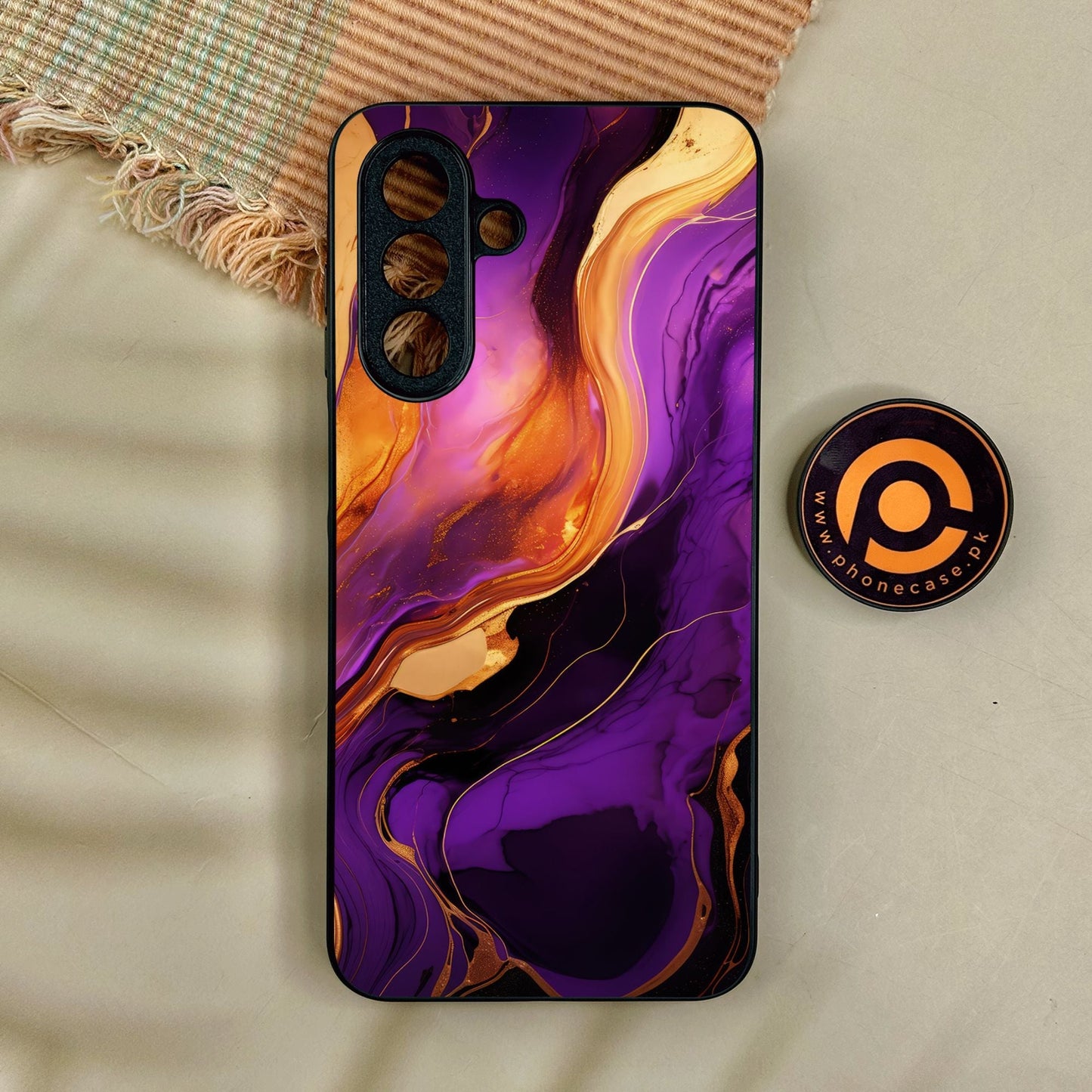 Samsung Galaxy A17 - Liquid Design 5 - Premium Metal Printed Soft Bumper Shock Proof Case