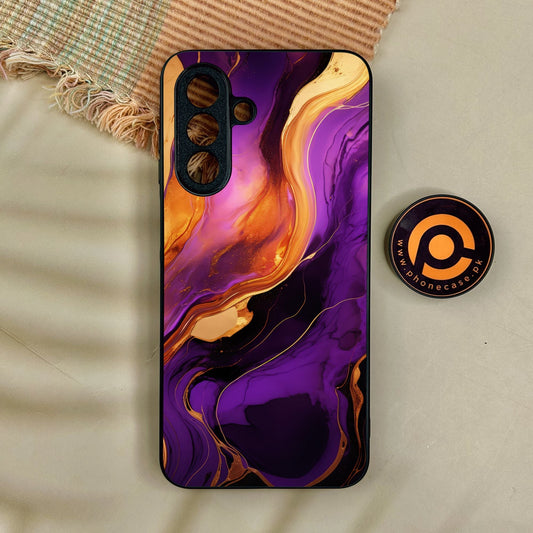 Samsung Galaxy A17 - Liquid Design 5 - Premium Metal Printed Soft Bumper Shock Proof Case