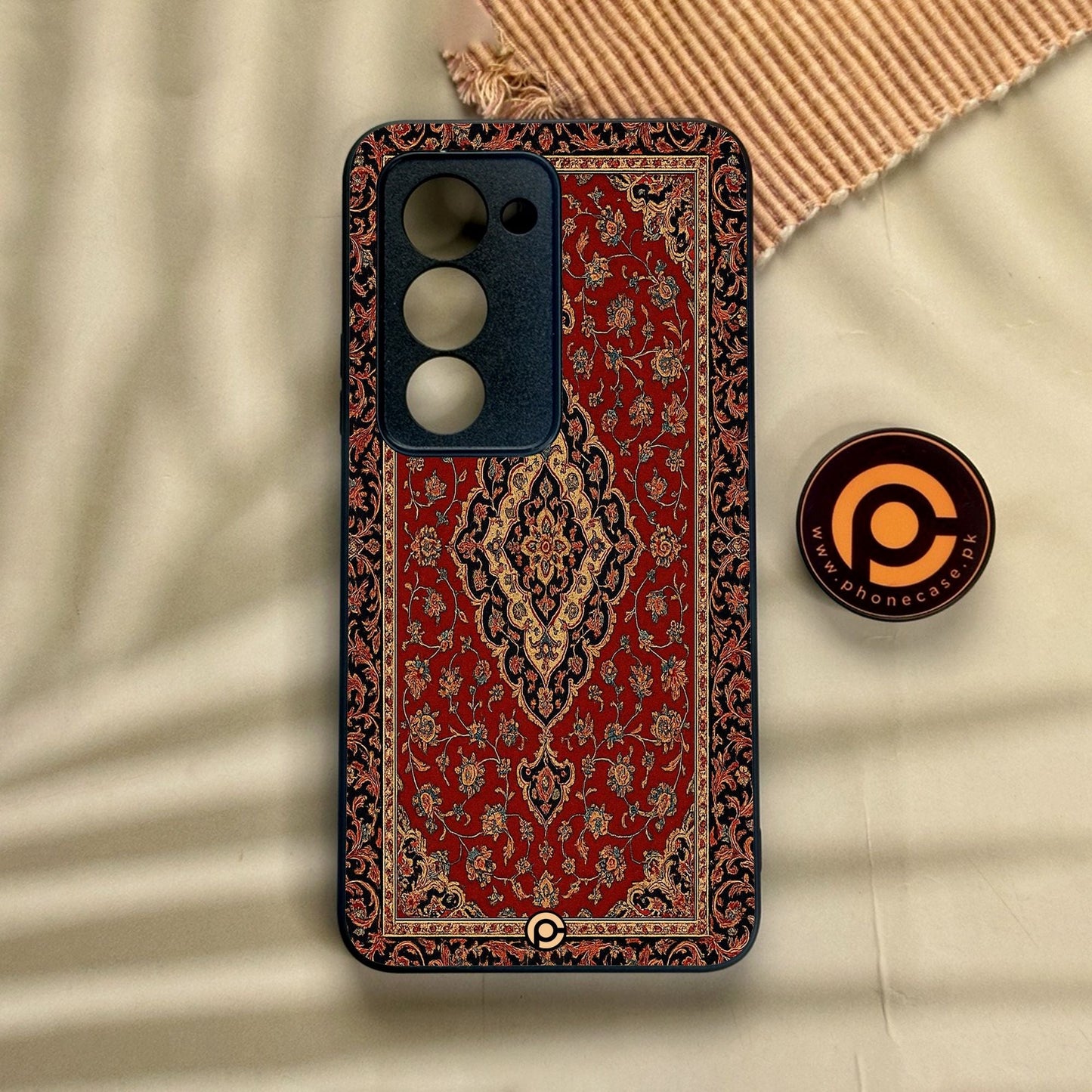 Xiaomi Redmi 15 - Persian Rug Design 1 - Premium Metal Printed Soft Bumper Shock Proof Case