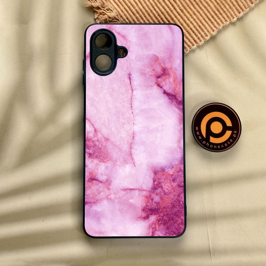 Samsung Galaxy A07 - Pink Design 5 - Premium Metal Printed Soft Bumper Shock Proof Case