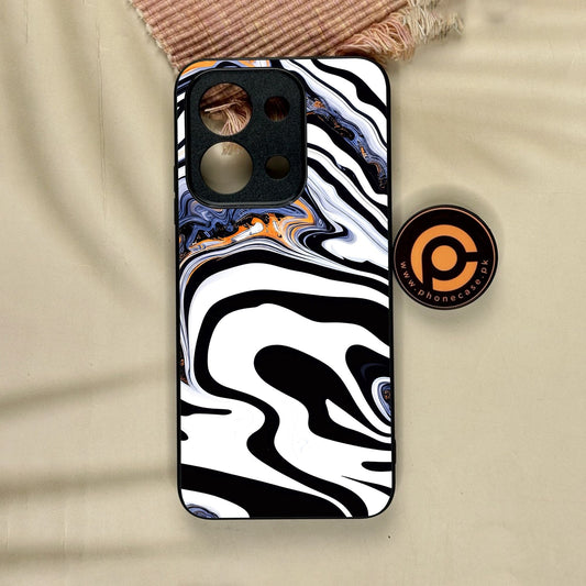 Xiaomi Redmi 15C - Liquid Marble Design 10 - Premium Metal Printed Soft Bumper Shock Proof Case