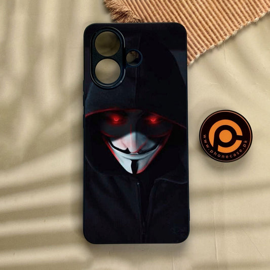 Vivo V60 Lite  - Black Art Design 10 - Premium Metal Printed Soft Bumper Shock Proof Case