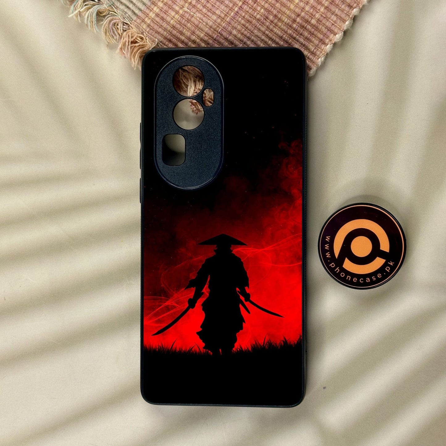 Oppo Reno 10 Pro Plus - Ninja Design 1 - Premium Metal Printed Soft Bumper Shock Proof Case