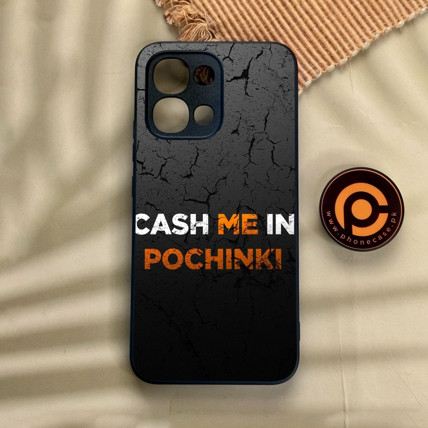 Oppo A6 Pro - Cash Me - Premium Metal Printed Soft Bumper Shock Proof Case