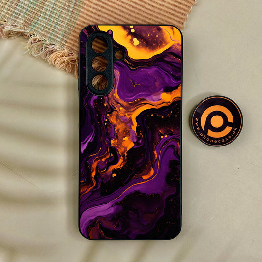 Samsung Galaxy A17 - Liquid Design 7 - Premium Metal Printed Soft Bumper Shock Proof Case