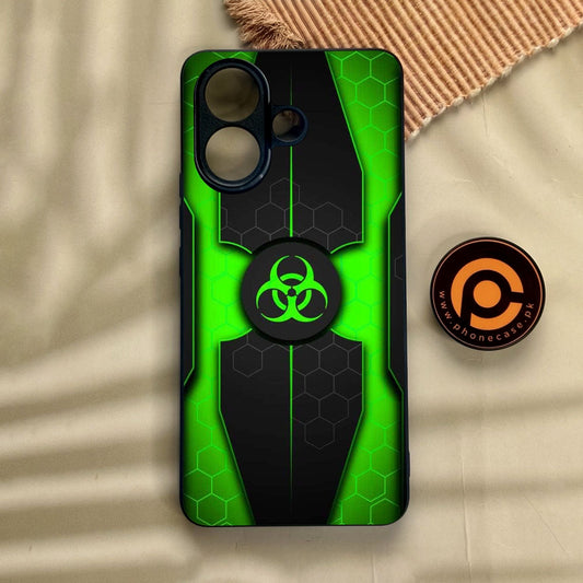 Vivo V60 Lite  - Biohazard Design 3 - Premium Metal Printed Soft Bumper Shock Proof Case