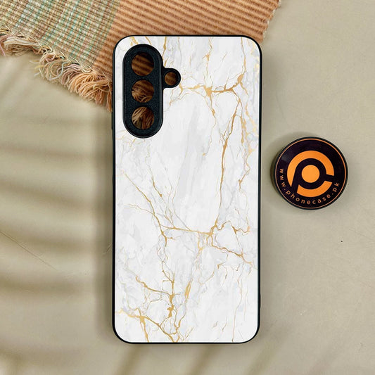 Samsung Galaxy A17 - White Design 8 - Premium Metal Printed Soft Bumper Shock Proof Case