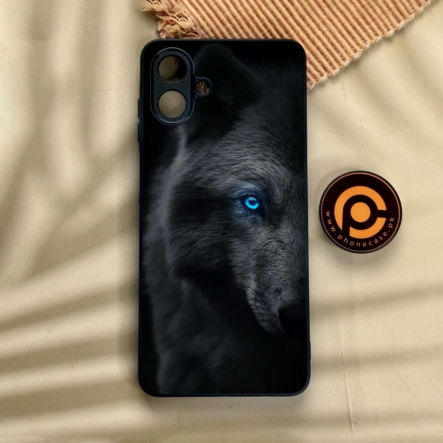 Samsung Galaxy A07 - Wolf Design 9 - Premium Metal Printed Soft Bumper Shock Proof Case