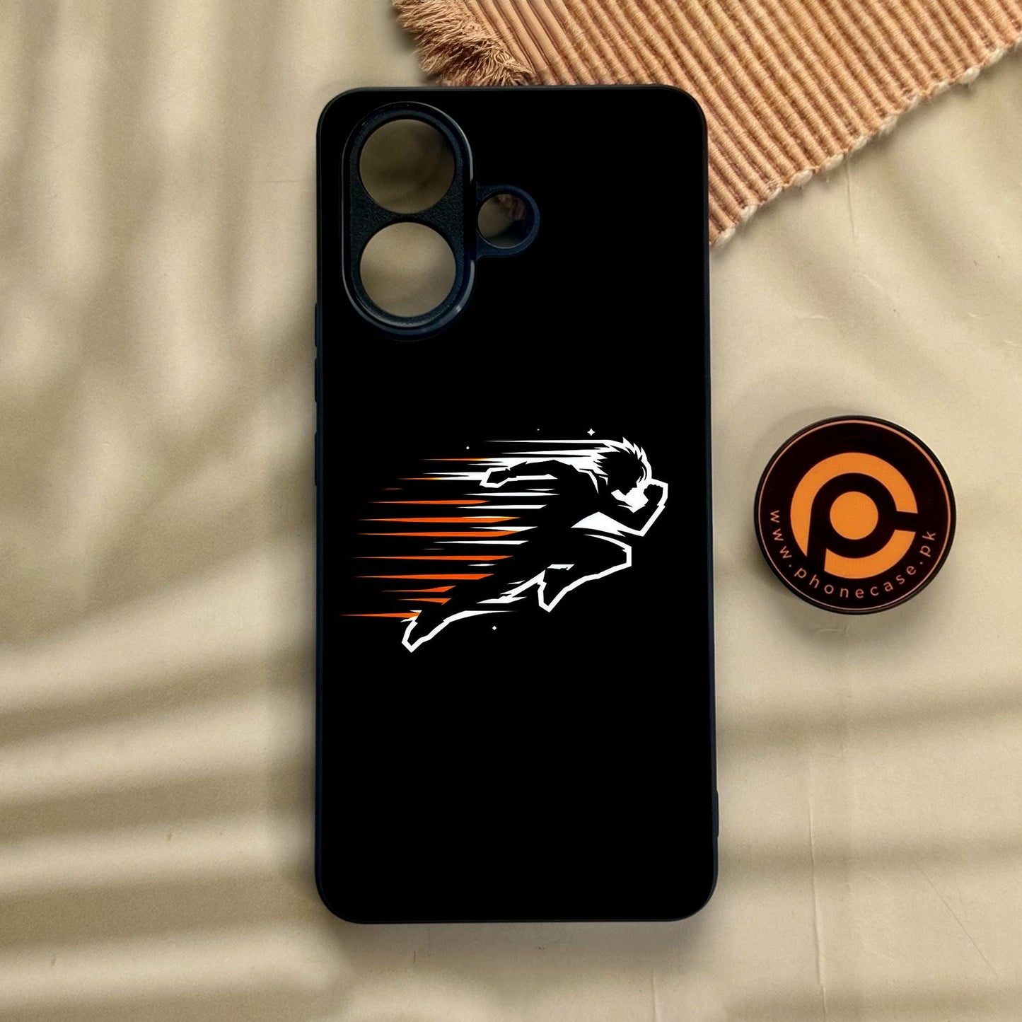 Vivo V60 Lite  - Minimalistic Design 9 - Premium Metal Printed Soft Bumper Shock Proof Case