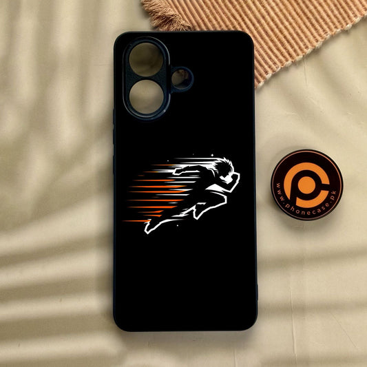 Vivo V60 Lite  - Minimalistic Design 9 - Premium Metal Printed Soft Bumper Shock Proof Case