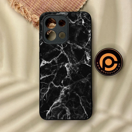 OnePlus 13T - Black Marble Design 4 - Premium Metal Printed Soft Bumper Shock Proof Case