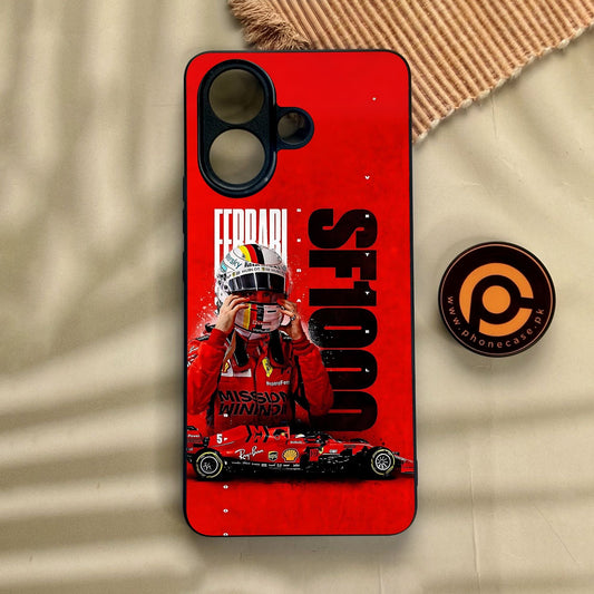 Vivo V60 Lite  - Formula 1 Design 8 - Premium Metal Printed Soft Bumper Shock Proof Case