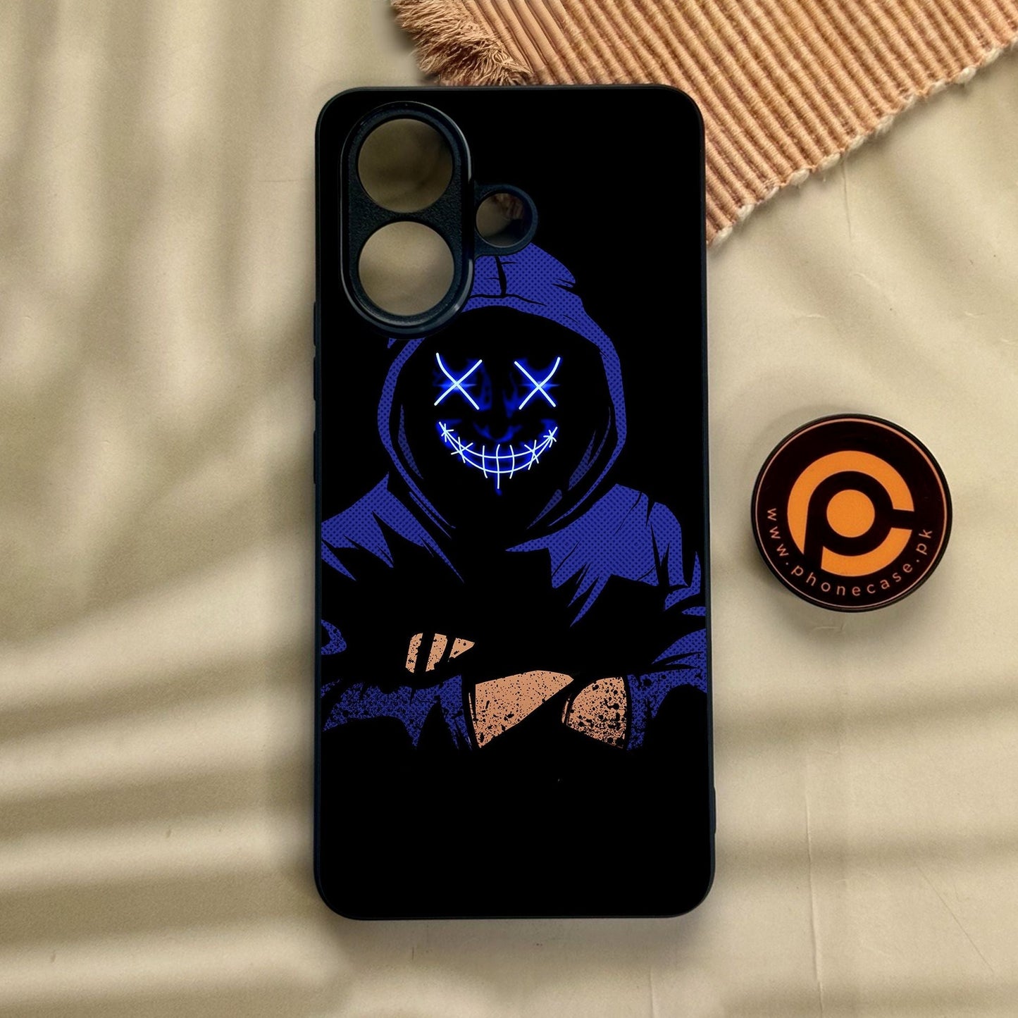 Vivo V60 Lite  - Anonymous 2.0 Design 10 - Premium Metal Printed Soft Bumper Shock Proof Case