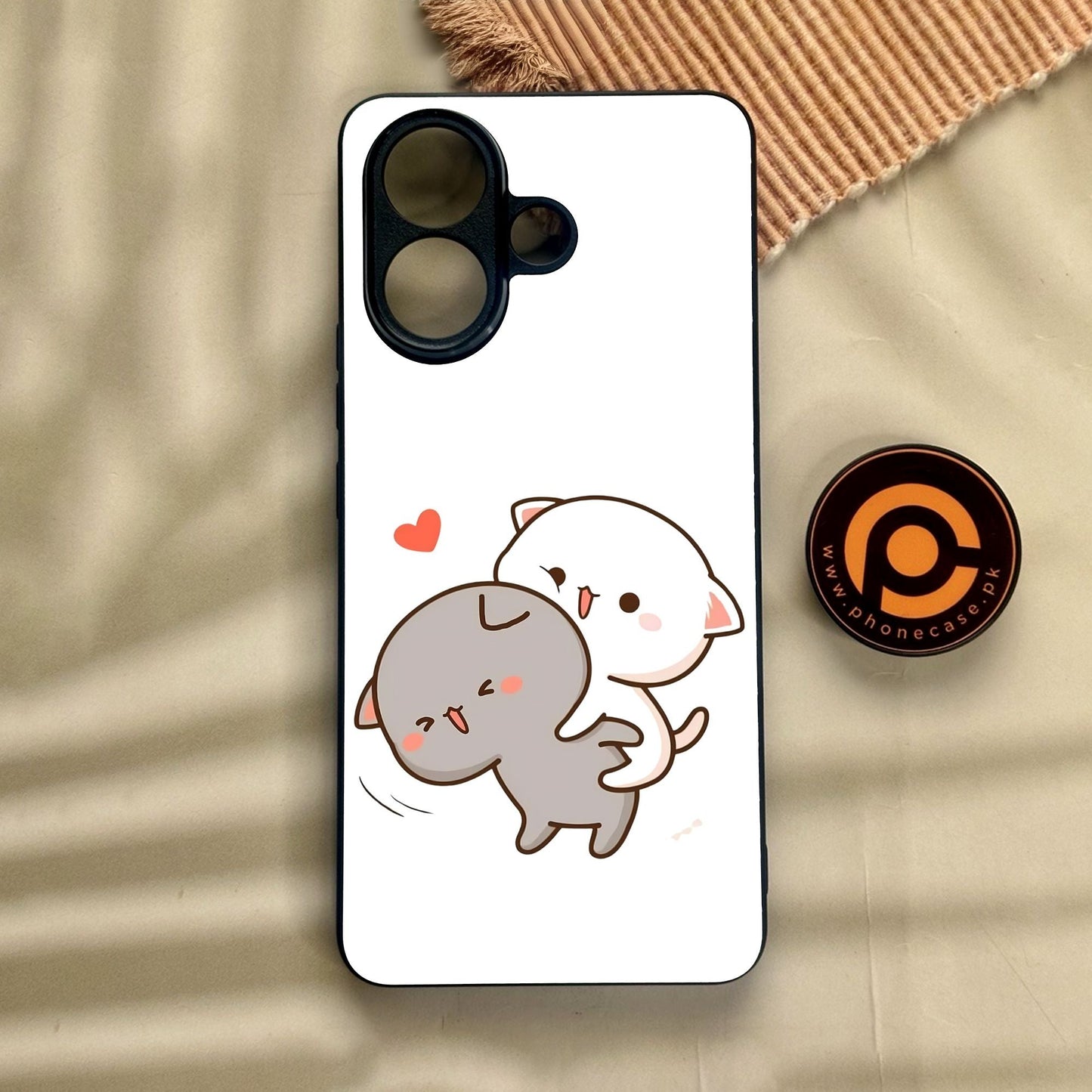 Vivo V60 Lite  - Cute Bubu Dudu Design 4 - Premium Metal Printed Soft Bumper Shock Proof Case