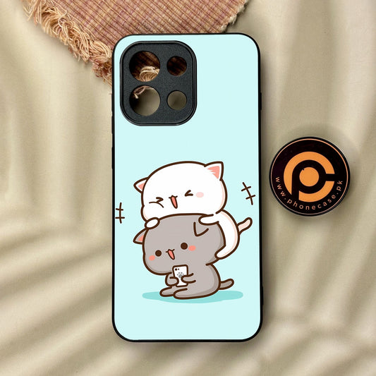 OnePlus 13T - Cute Bubu Dudu Design 1 - Premium Metal Printed Soft Bumper Shock Proof Case