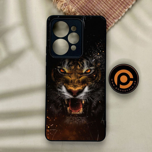 Realme 15 Pro - Tiger Design 9 - Premium Metal Printed Soft Bumper Shock Proof Case