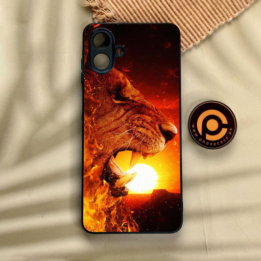 Samsung Galaxy A07 - Tiger Design 1 - Premium Metal Printed Soft Bumper Shock Proof Case