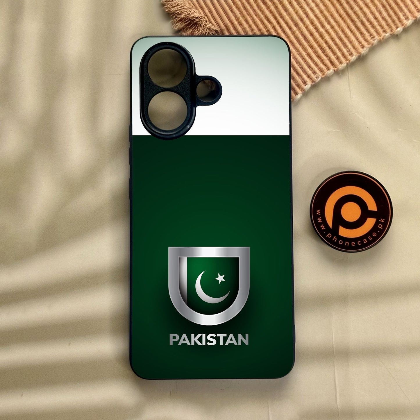 Vivo V60 Lite  - Pakistan Design 4 - Premium Metal Printed Soft Bumper Shock Proof Case