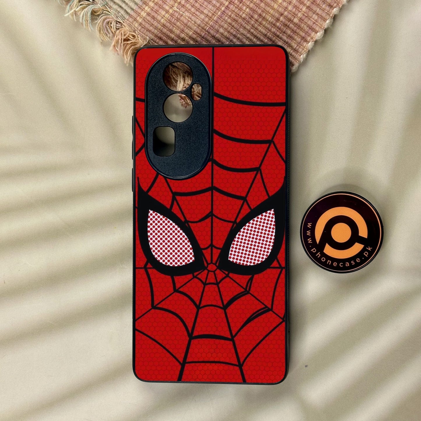 Oppo Reno 10 Pro Plus - Web Of Heroism - Premium Metal Printed Soft Bumper Shock Proof Case