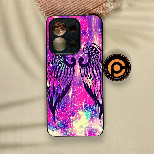 Xiaomi Redmi 15C - Angel Wings Design 9 - Premium Metal Printed Soft Bumper Shock Proof Case