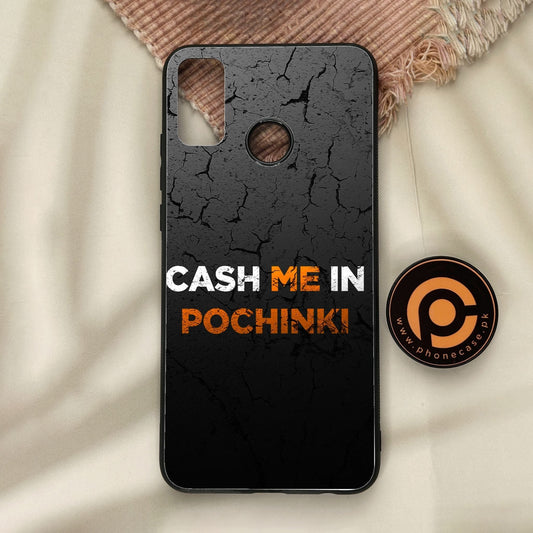 Honor 9X Lite - Cash Me - Premium Metal Printed Soft Bumper Shock Proof Case