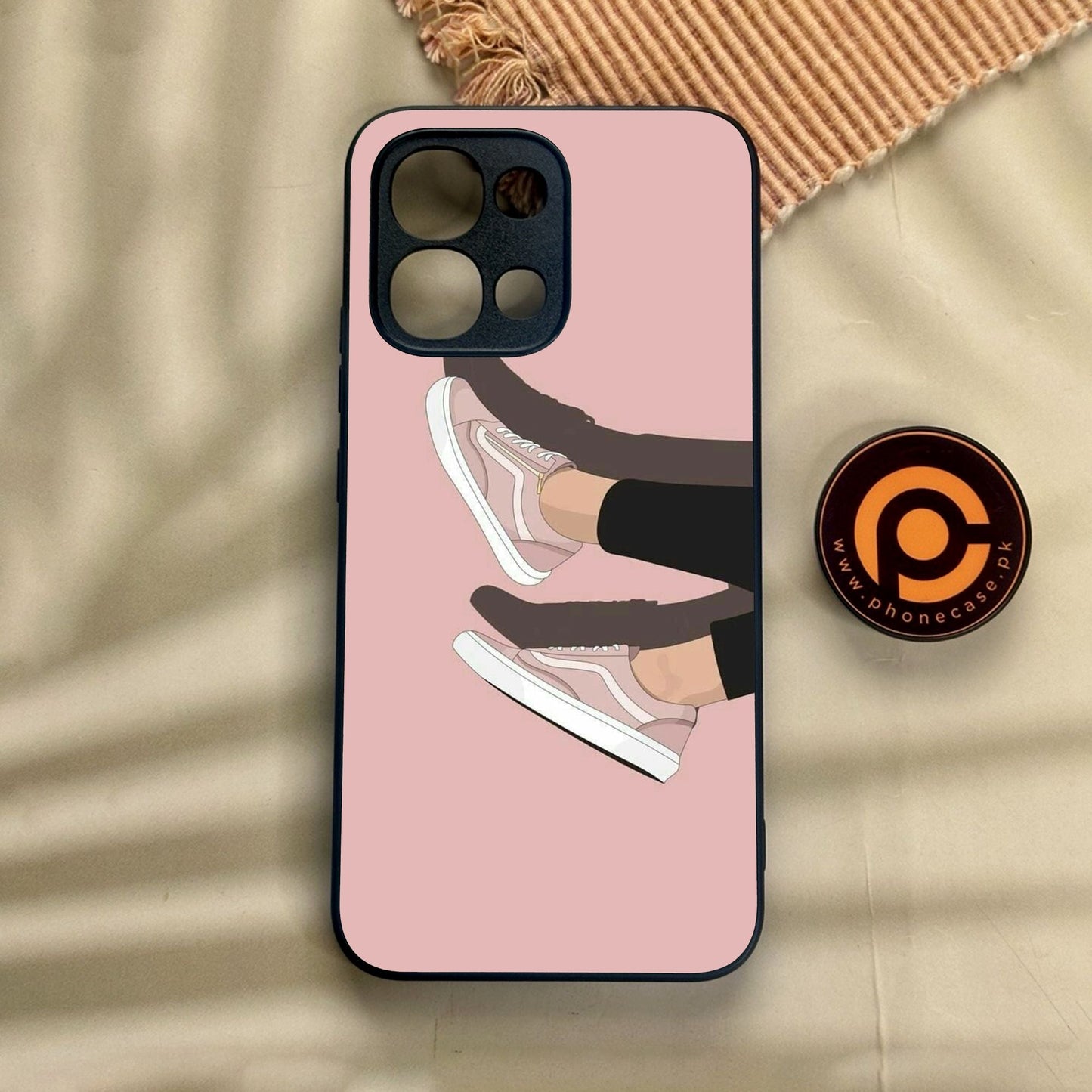 Oppo A6 Pro - Anime Girls Design 9 - Premium Metal Printed Soft Bumper Shock Proof Case