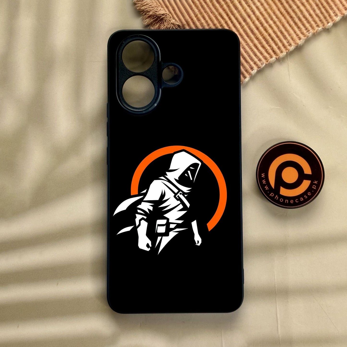 Vivo V60 Lite  - Minimalistic Design 7 - Premium Metal Printed Soft Bumper Shock Proof Case