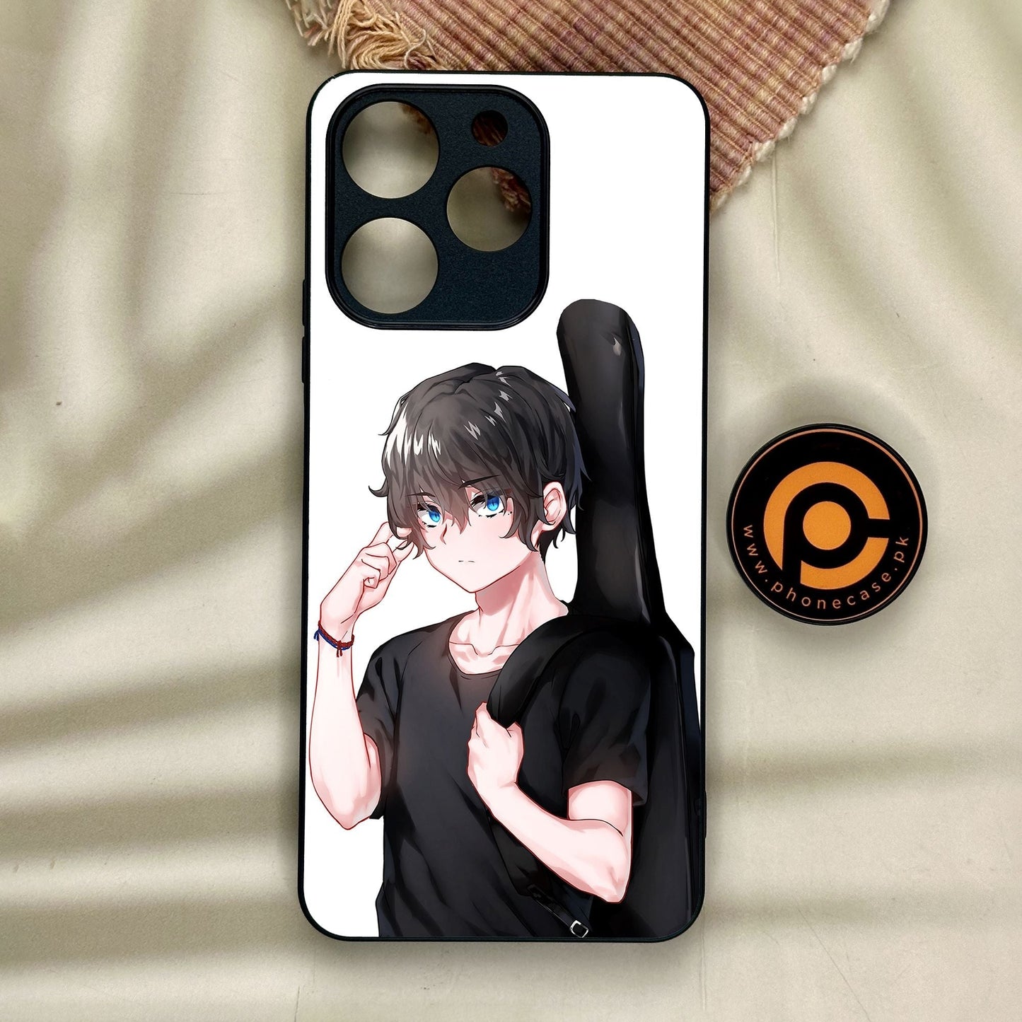 Realme Note 70 - Anime Series Design 2 - Premium Metal Printed Soft Bumper Shock Proof Case