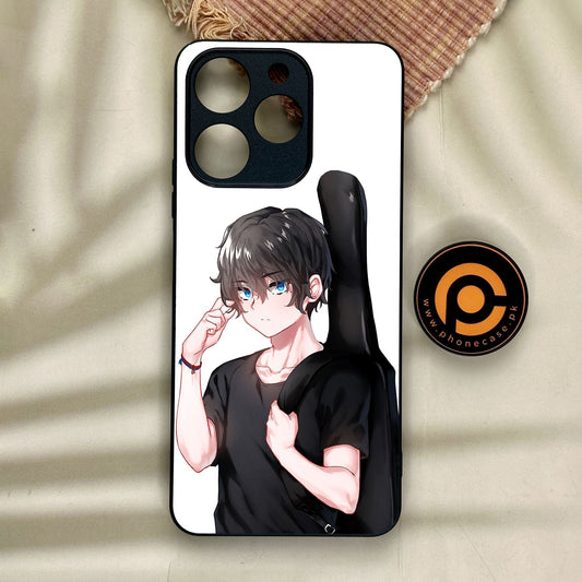 Realme Note 70 - Anime Series Design 2 - Premium Metal Printed Soft Bumper Shock Proof Case