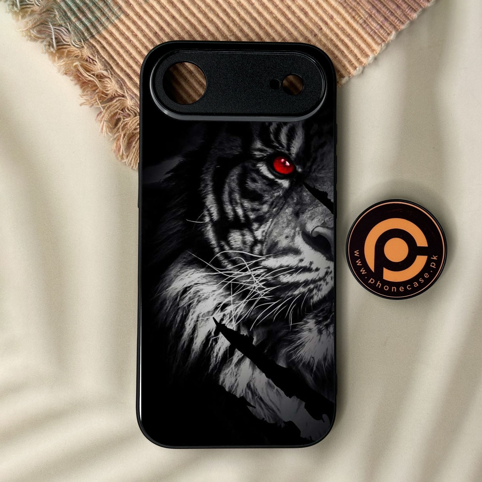 iPhone Air - Tiger Design 7 - Premium Metal Printed Soft Bumper Shock Proof Case