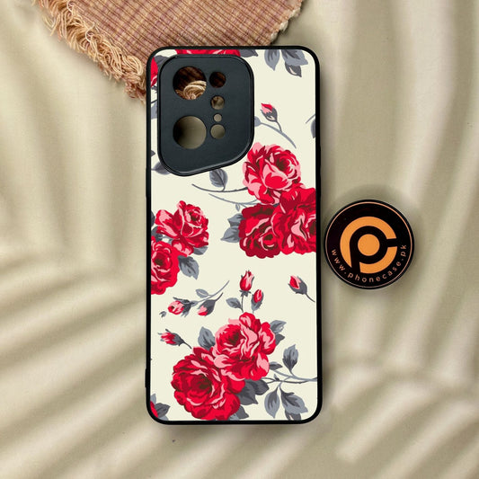 Oppo Find X5 Pro - Floral Series Design 8 - Premium Metal Printed Soft Bumper Shock Proof Case