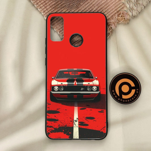 Honor 9X Lite - Classic Racer Vibes - Premium Metal Printed Soft Bumper Shock Proof Case