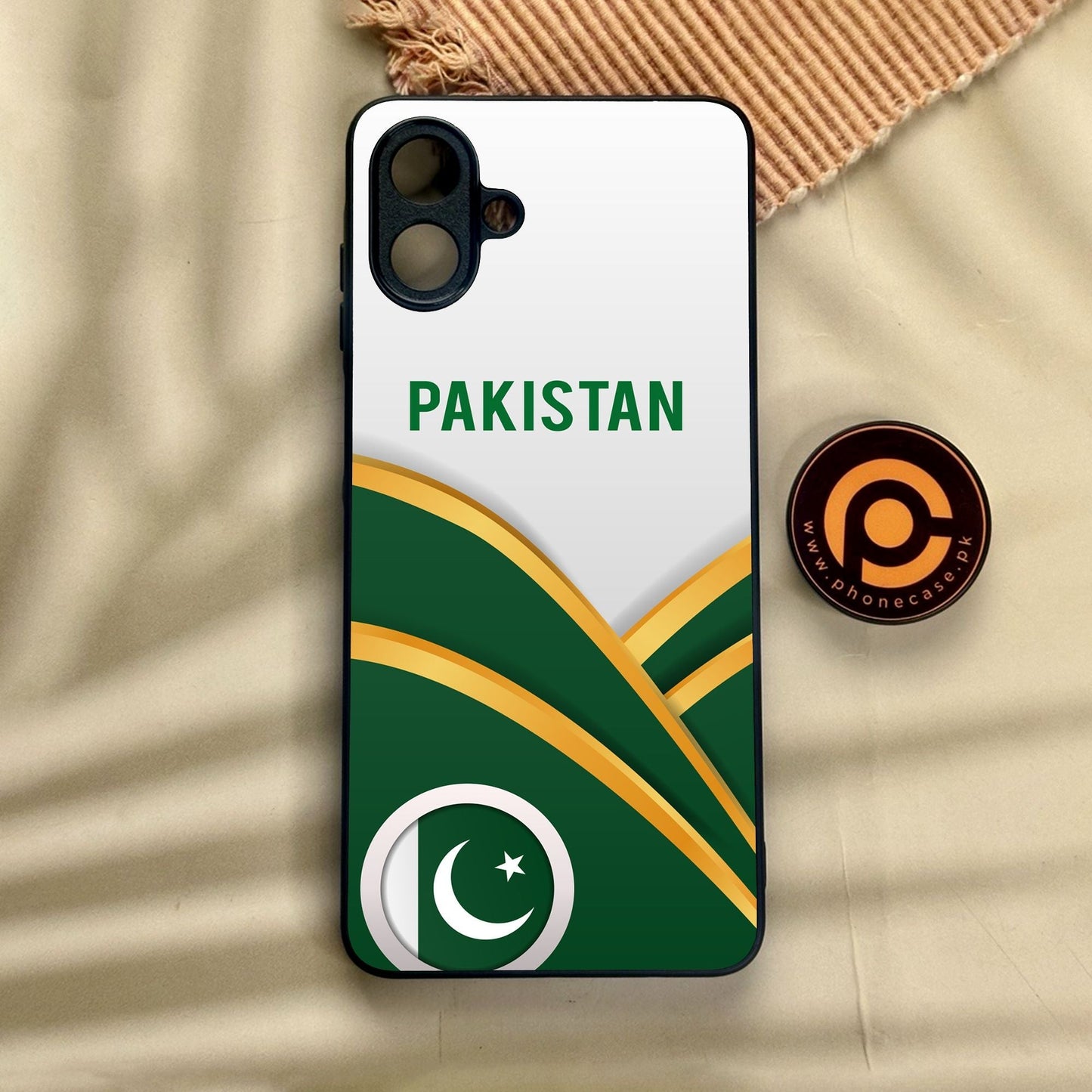 Samsung Galaxy A07 - Pakistani Flag Design 1 - Premium Metal Printed Soft Bumper Shock Proof Case
