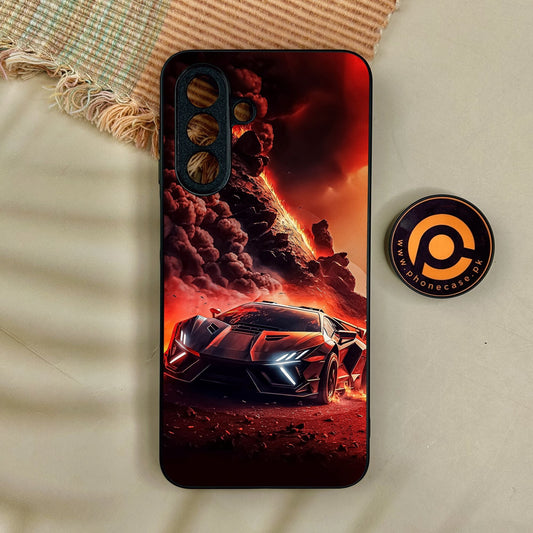 Samsung Galaxy A17 - Racing Design 7 - Premium Metal Printed Soft Bumper Shock Proof Case