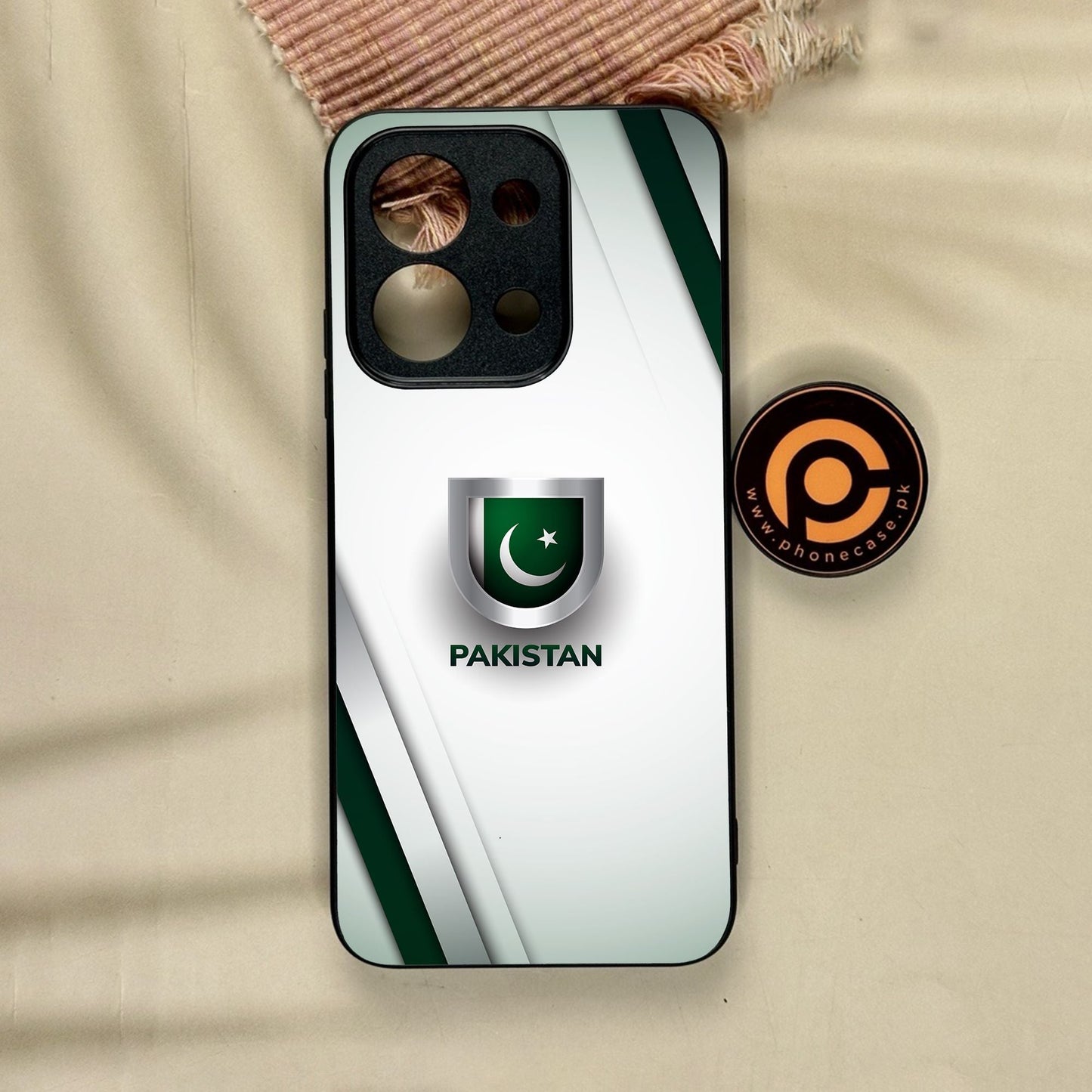 Xiaomi Redmi 15C - Pakistan Design 2 - Premium Metal Printed Soft Bumper Shock Proof Case