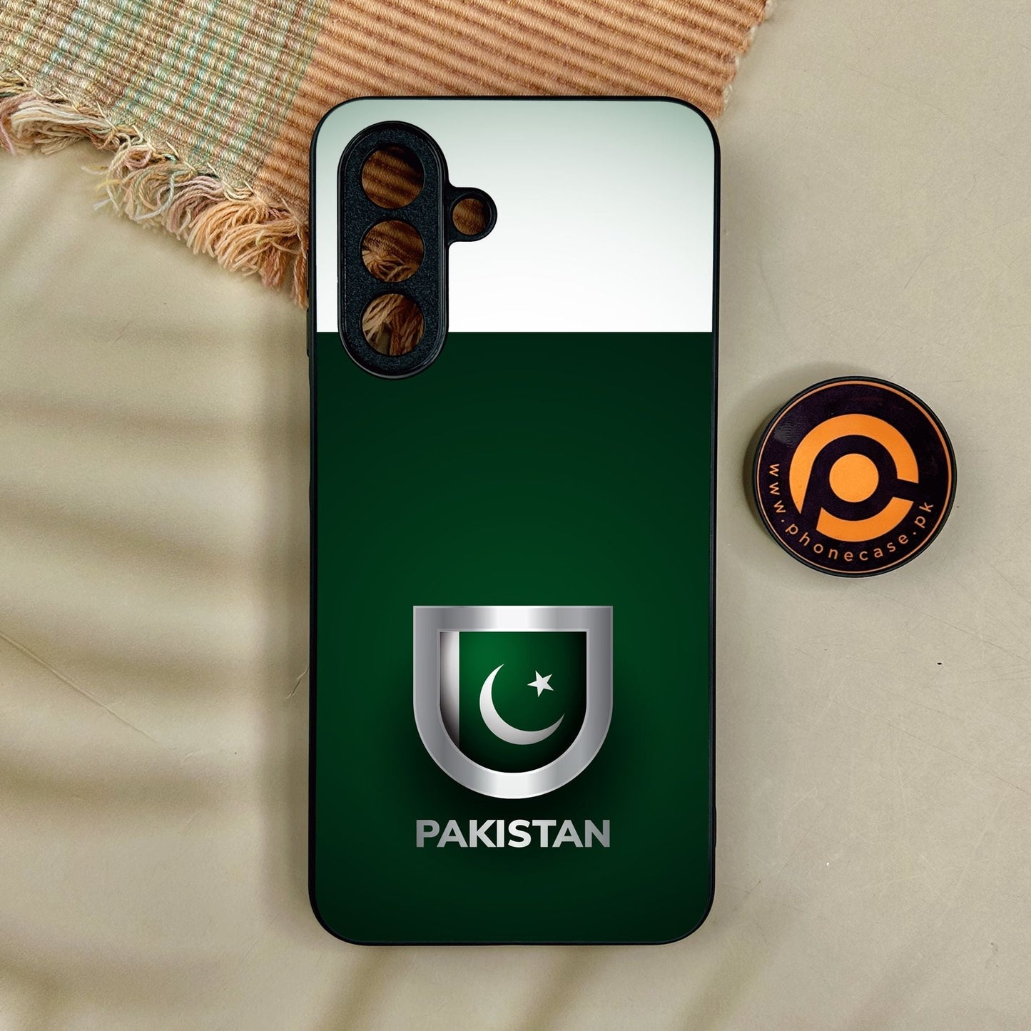 Samsung Galaxy A17 - Pakistan Design 4 - Premium Metal Printed Soft Bumper Shock Proof Case