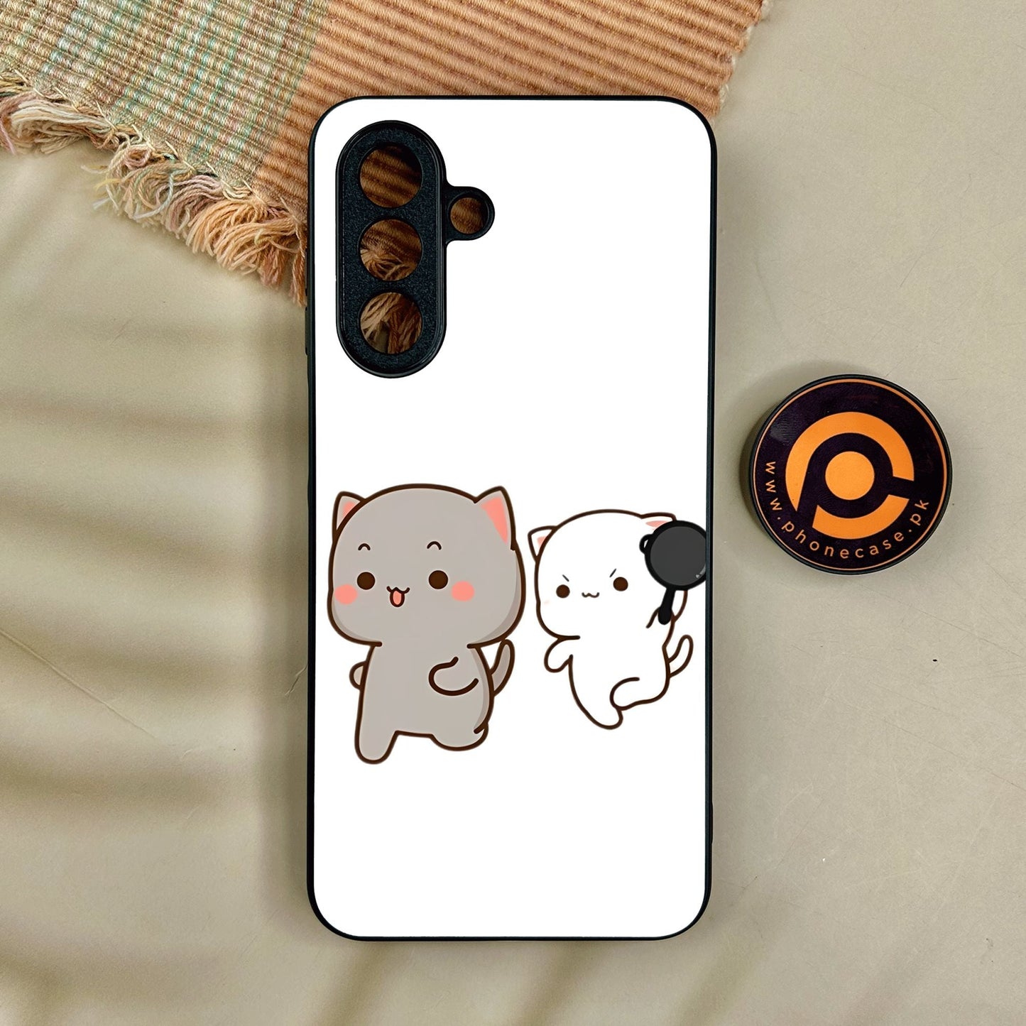 Samsung Galaxy A17 - Cute Bubu Dudu Design 8 - Premium Metal Printed Soft Bumper Shock Proof Case