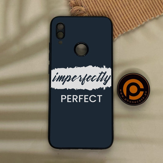 Redmi Note 7 - Imperfectly - Premium Metal Printed Soft Bumper Shock Proof Case