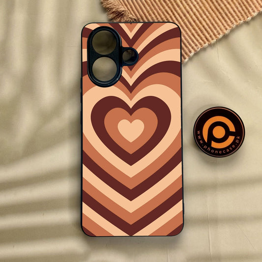 Vivo V60 Lite  - Heartbeat Design 2 - Premium Metal Printed Soft Bumper Shock Proof Case