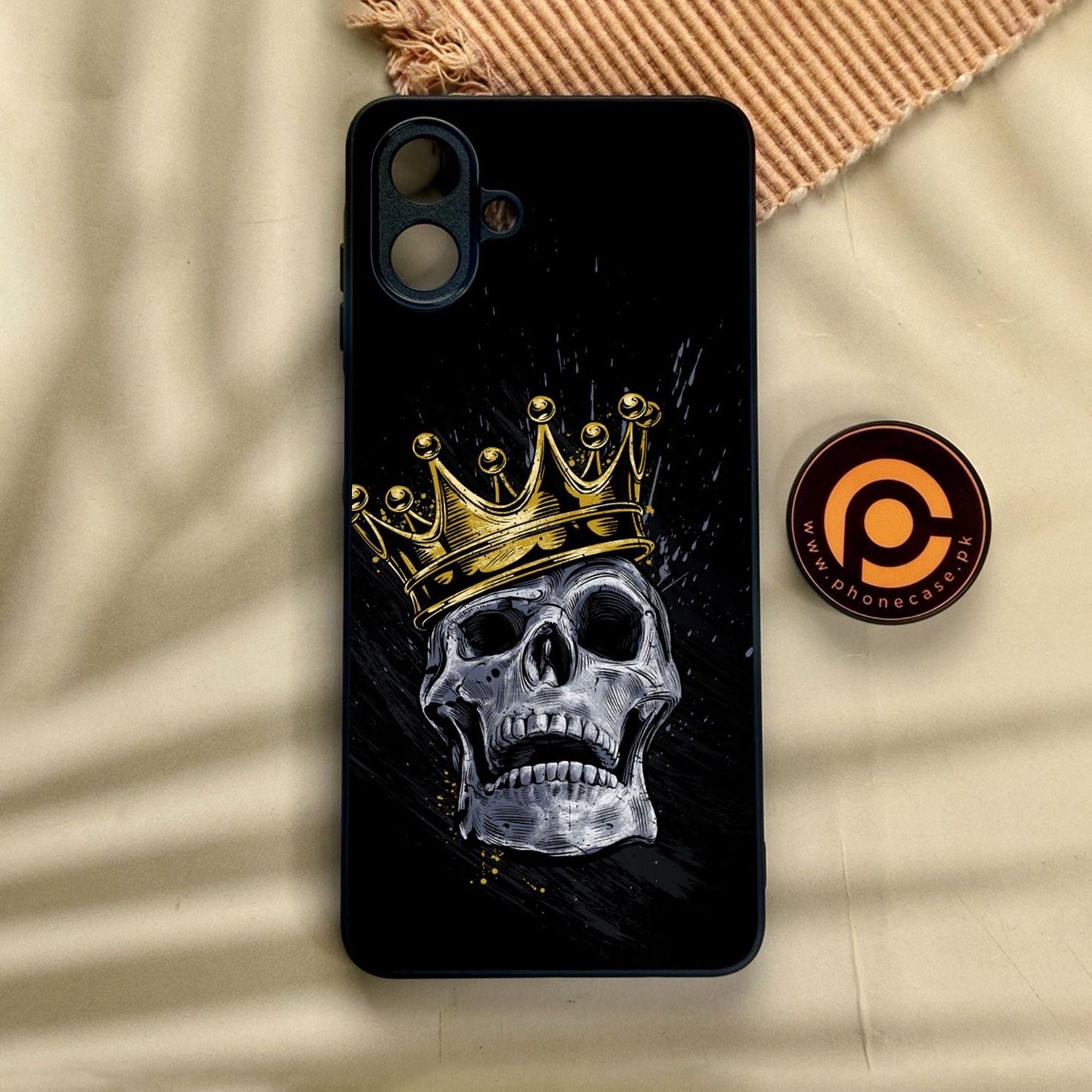 Samsung Galaxy A07 - King Design 5 - Premium Metal Printed Soft Bumper Shock Proof Case