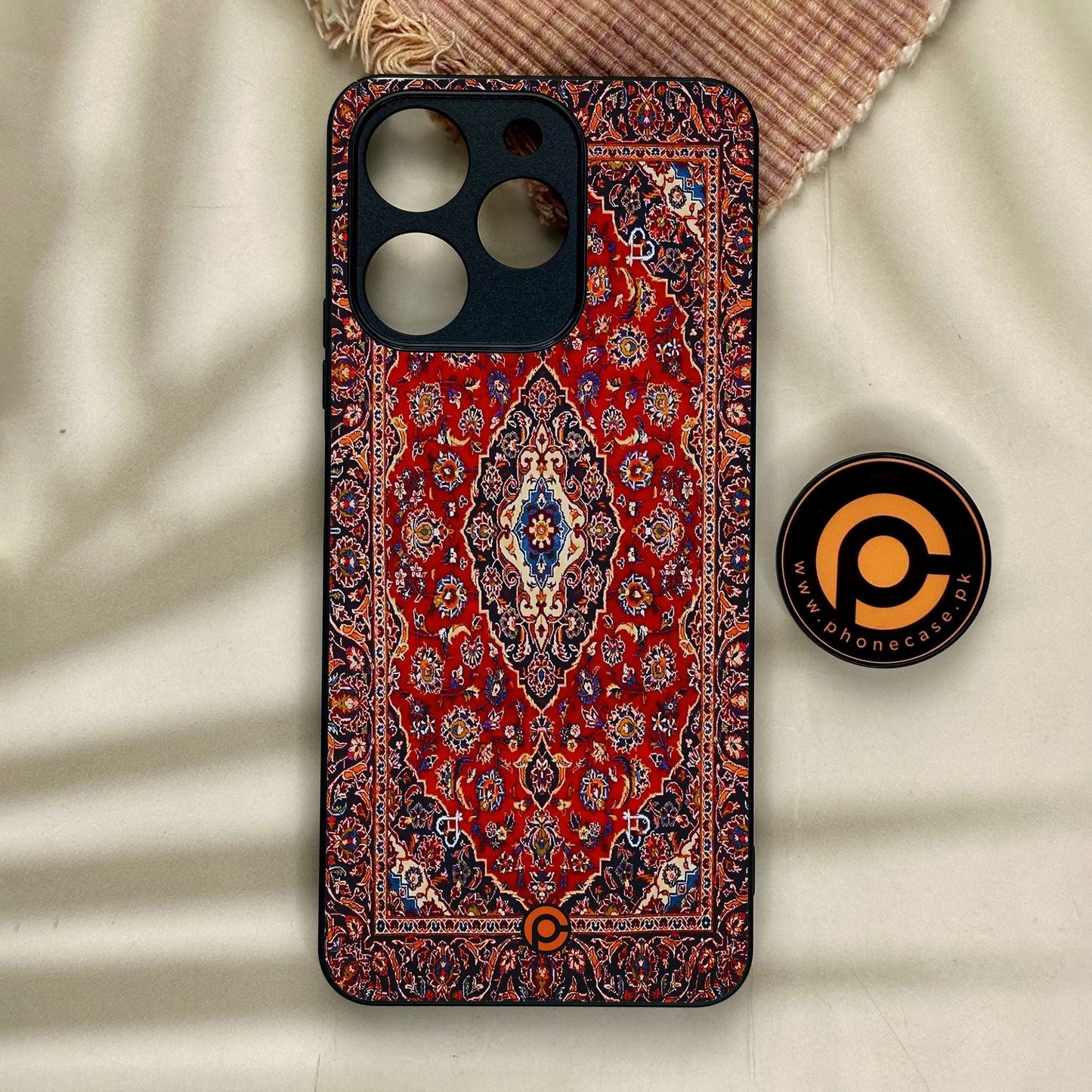 Realme Note 70 - Persian Rug Design 2 - Premium Metal Printed Soft Bumper Shock Proof Case