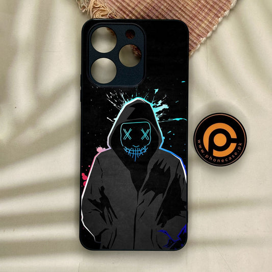 Realme Note 70 - Anonymous 2.0 Design 8 - Premium Metal Printed Soft Bumper Shock Proof Case