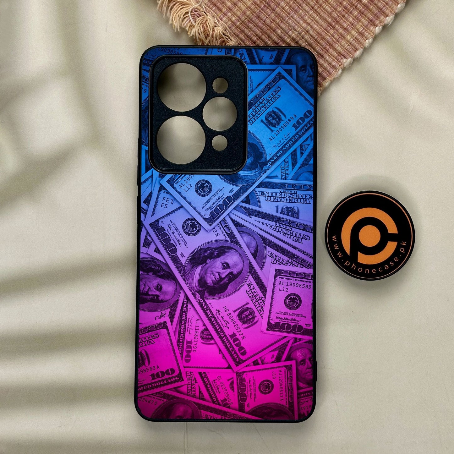 Realme 15 - Dollar Design 3 - Premium Metal Printed Soft Bumper Shock Proof Case