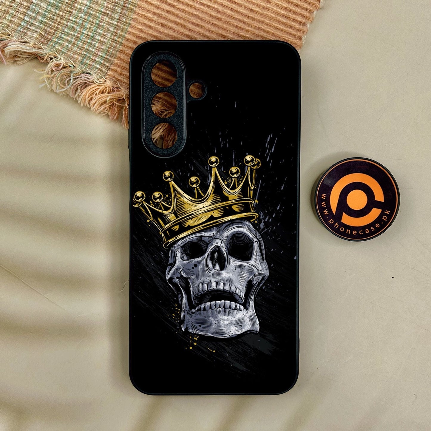 Samsung Galaxy A17 - King Design 5 - Premium Metal Printed Soft Bumper Shock Proof Case